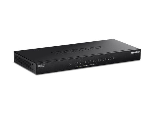 Ideal for high-performance networks, the TRENDnet TEG-S3160 is a 16-Port Unmanaged 2.5G Desktop Switch designed to boost connectivity and support bandwidth-intensive applications. With a fanless rack-mountable design and a maximum power draw of just 7.26W, it’s optimized for quiet environments and efficient power usage.