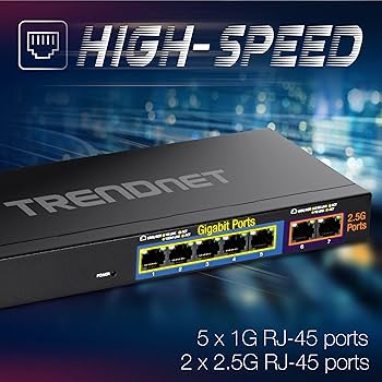 TRENDnet TEG-S327 7-Port Multi-Gig Wired Switch