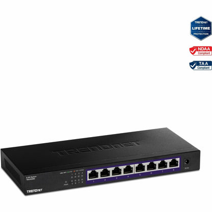 TRENDnet TEG-S380 8-Port Unmanaged 2.5G Switch, Wall-Mountable