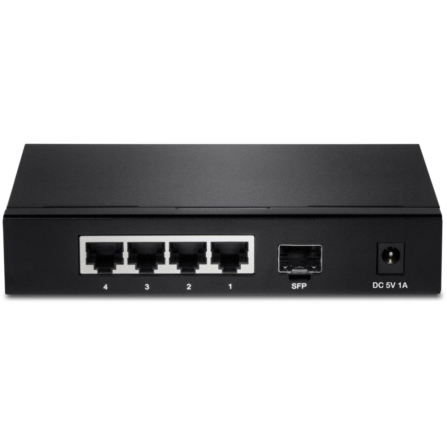 Commutateur Gigabit 4 ports TRENDnet TEG-S51SFP avec emplacement SFP (port arrière, métal)
