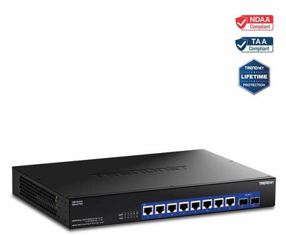 TRENDnet TEG-S7102 10-Port 10G Unmanaged Rackmount Switch