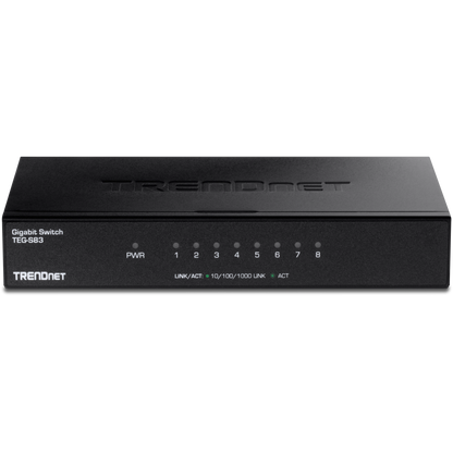 Commutateur Gigabit 8 ports TRENDnet TEG-S83 avec boîtier métallique