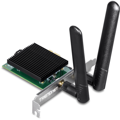 TRENDnet TEW-907ECH AX3000 Wireless Dual Band & Bluetooth 5.2 PCIe Adapter