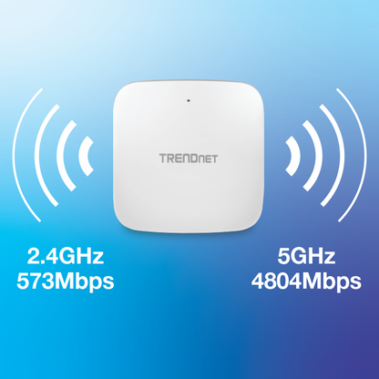 Point d'accès PoE+ double bande WiFi 6 TRENDnet TEW-925DAP AX5400