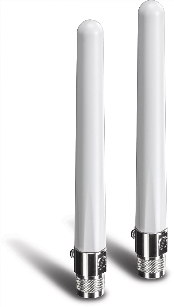 TRENDnet TEW-AO46S Outdoor Dual Band Omni Antenna Kit, 4/6 dBi