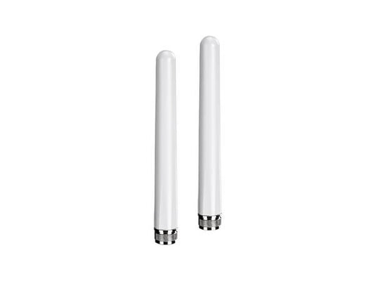 The TRENDNET TEW-AO57 is a high-performance outdoor tri-band omni antenna kit designed for extended wireless coverage across 2.4 GHz, 5 GHz, and 6 GHz bands. Ideal for use with 802.11be/ax/ac/n/g/b/a routers or access points featuring N-type female connectors, this antenna offers up to 6.9 dBi gain and is housed in a rugged, TAA-compliant build for demanding environments.