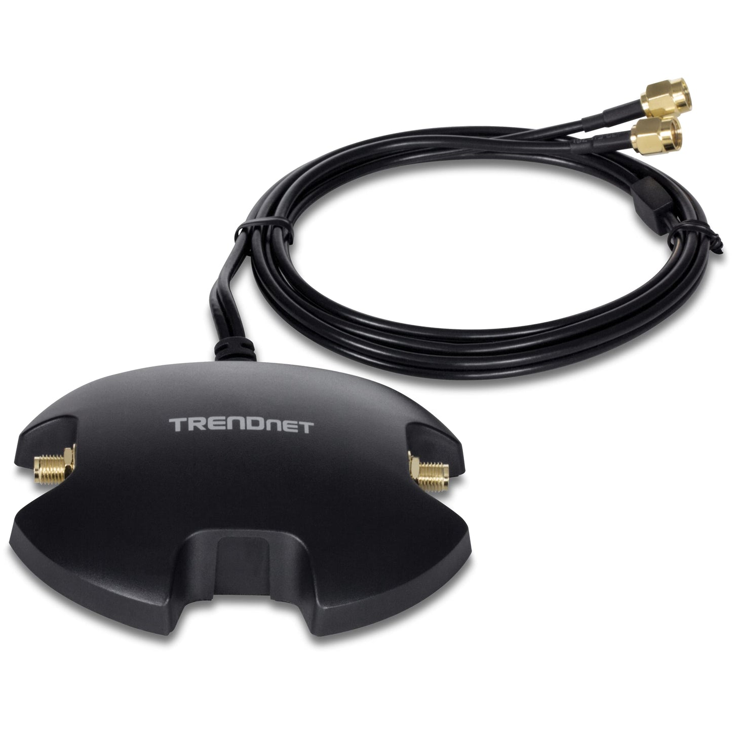 Base d'antenne magnétique double TRENDnet RP-SMA avec câble d'extension de 1 m