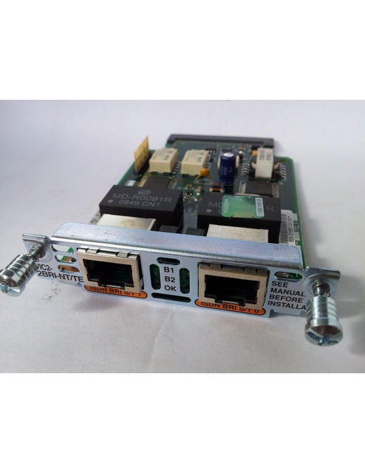 Carte d'interface vocale RNIS à deux ports Cisco VIC2-2BRI-NT/TE