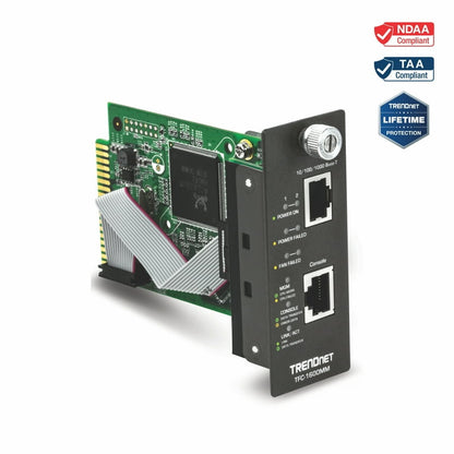 Module de gestion TRENDnet TFC-1600MM pour châssis TFC-1600