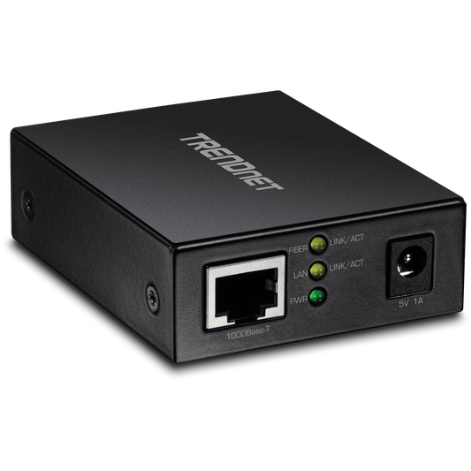 Convertisseur de média TRENDnet TFC-GSFP, format SFP, 1 Gbit/s