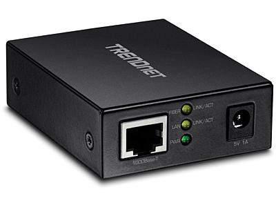 The TRENDnet TFC-GSFP is a high-performance media converter designed to bridge 100/1000Base-T to 1000Base-SX/ networks. With a compact SFP form factor and support for Gigabit Ethernet protocols, it provides a reliable and space-saving solution for fiber-to-Ethernet integration in enterprise environments. Comes with a 3-year warranty and is TAA compliant, ideal for government or regulated industry use.