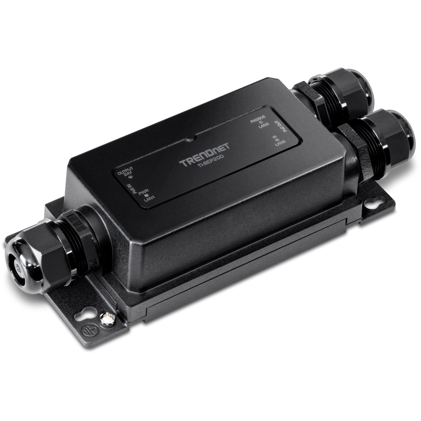 Extendeur PoE+ Gigabit industriel extérieur à 2 ports TRENDNET TI-BEP200