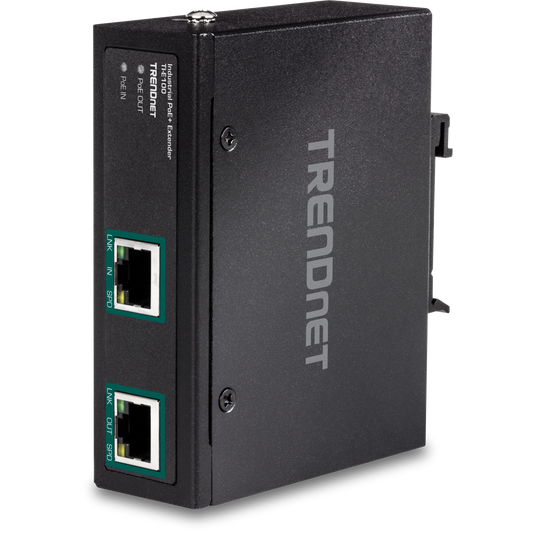 Extension PoE+ Gigabit industrielle TRENDnet TI-E100