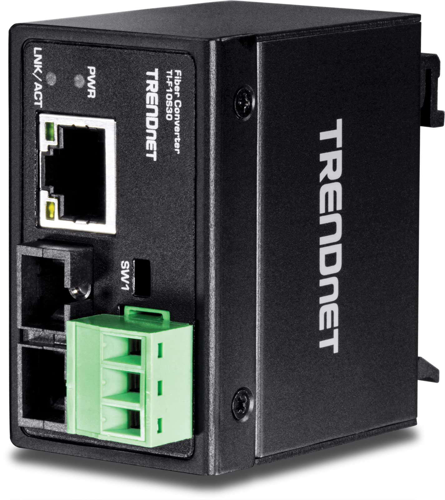 Convertisseur fibre optique industriel 100Base-FX SC TRENDnet TI-F10S30