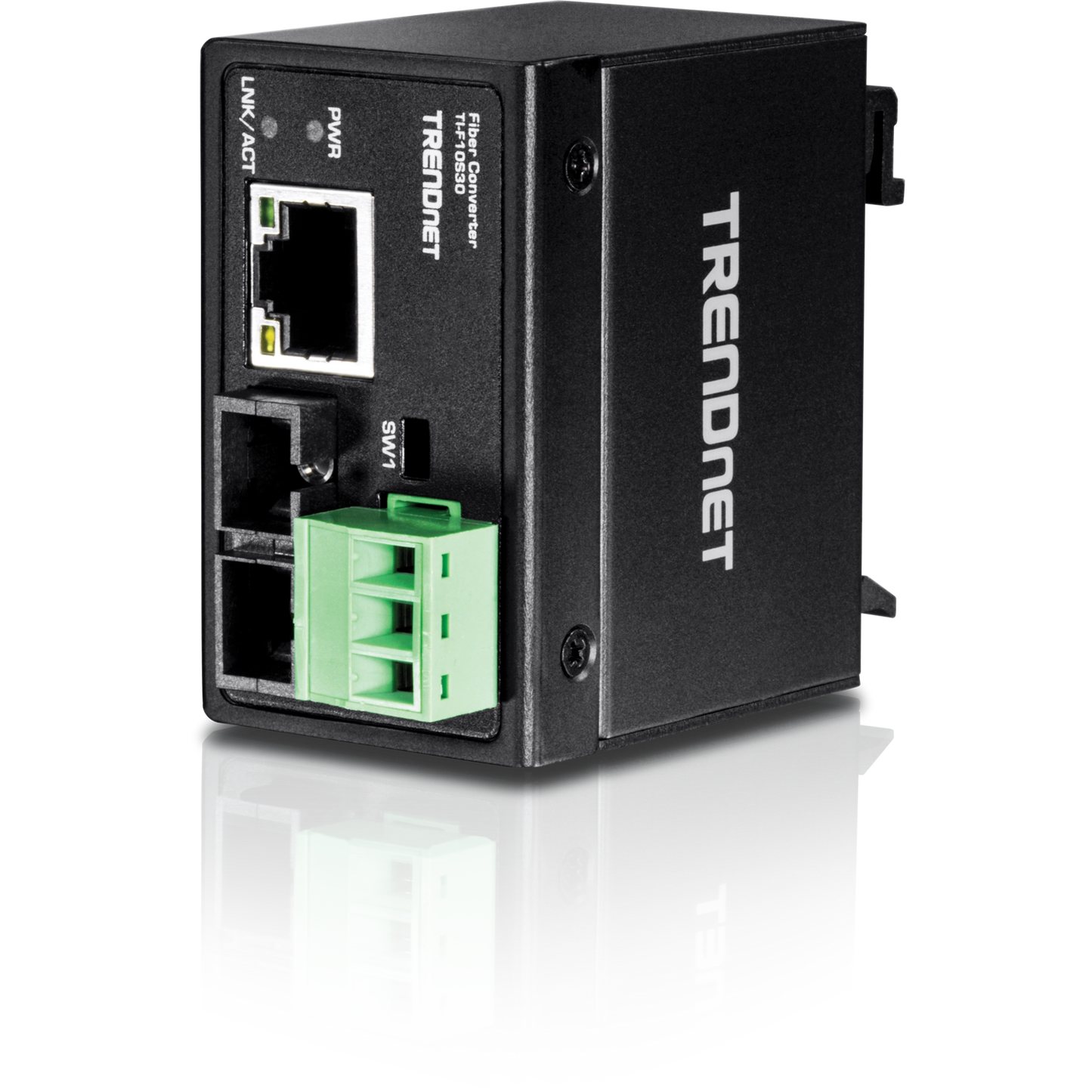 Convertisseur fibre optique industriel 100Base-FX SC TRENDnet TI-F10S30