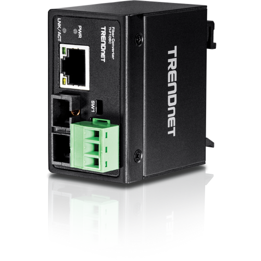 Convertisseur industriel renforcé 100Base-FX TRENDNET TI-F10SC