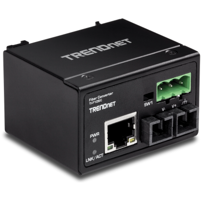 Convertisseur industriel renforcé 100Base-FX TRENDNET TI-F10SC