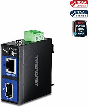 Convertisseur industriel 100/1000Base-T vers SFP TRENDnet TI-F11SFP