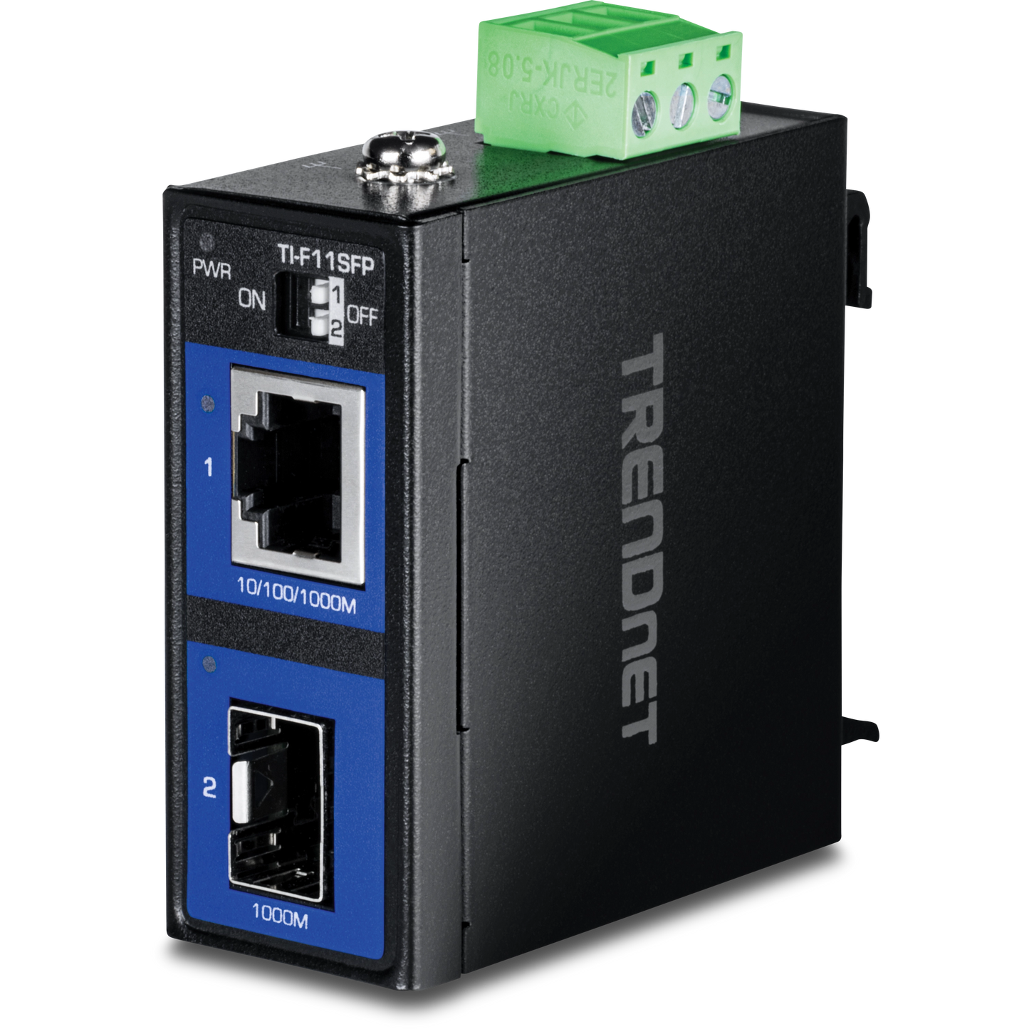Convertisseur industriel 100/1000Base-T vers SFP TRENDnet TI-F11SFP