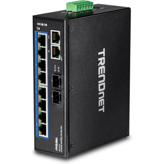 Commutateur Gigabit industriel renforcé à 10 ports TRENDnet TI-G102