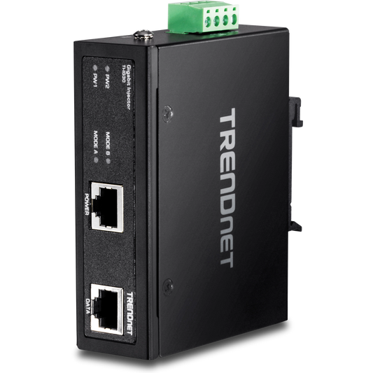 Injecteur PoE+ Gigabit industriel renforcé TRENDnet TI-IG30