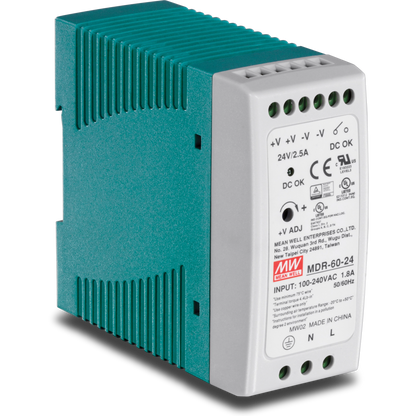 TRENDnet TI-M6024 DIN Rail 24V 60W Industrial Power Supply