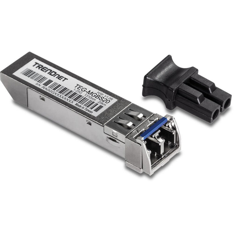 TRENDnet TI-MGBS20 Hardened Mini-GBIC SFP Module, 1.25 Gbps, 20KM