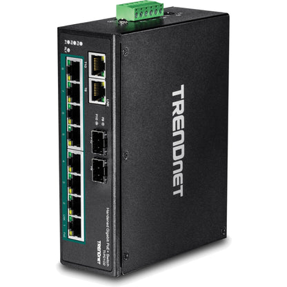 Commutateur Gigabit PoE+ industriel renforcé à 10 ports TRENDnet TI-PG102