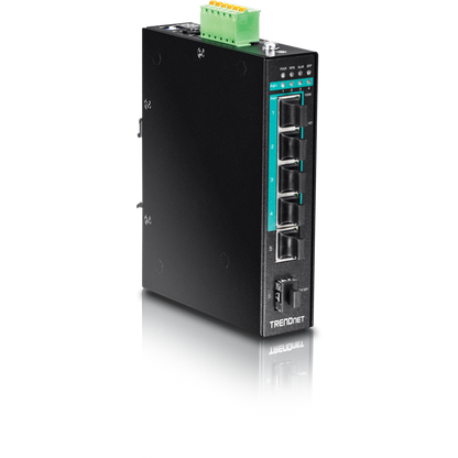 Commutateur Gigabit PoE+ industriel renforcé à 5 ports TRENDnet TI-PG541