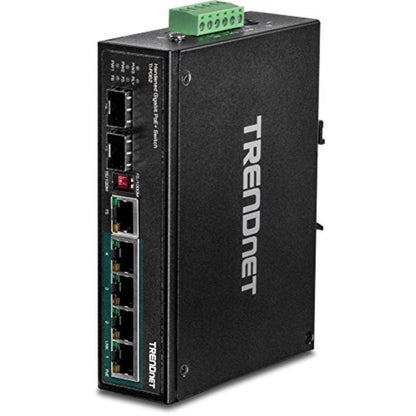 Commutateur Gigabit PoE+ industriel renforcé à 6 ports TRENDnet TI-PG62