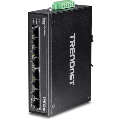 Commutateur industriel Gigabit PoE+ 8 ports TRENDnet TI-PG80