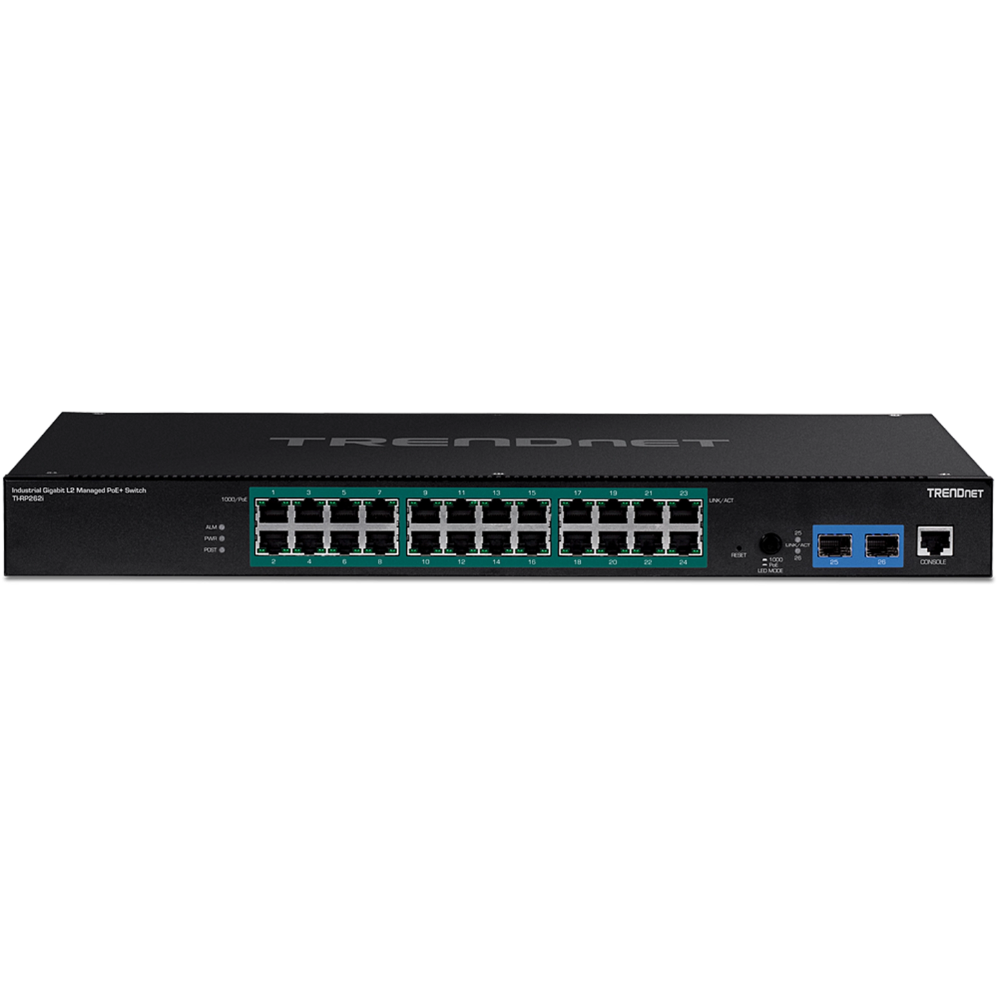 TRENDnet TI-RP262I 26-Port Industrial Gigabit L2 Managed PoE+ Switch