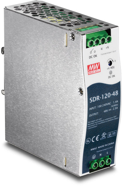 TRENDnet TI-S12048 48V 120W DIN-Rail Industrial Power Supply