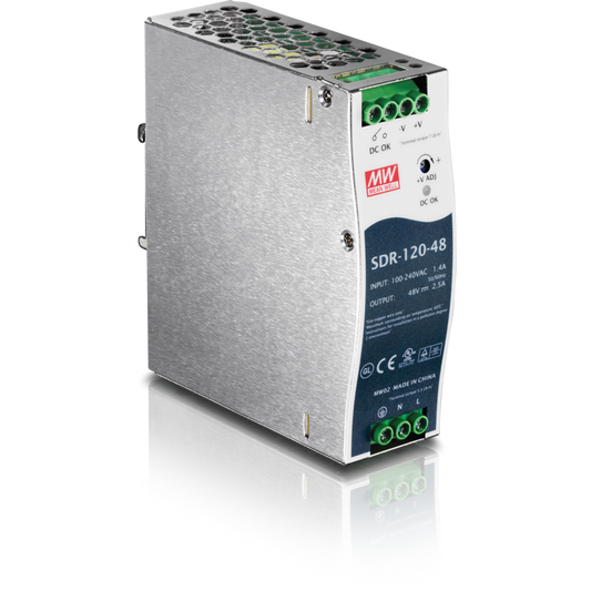 TRENDnet TI-S12048 48V 120W DIN-Rail Industrial Power Supply