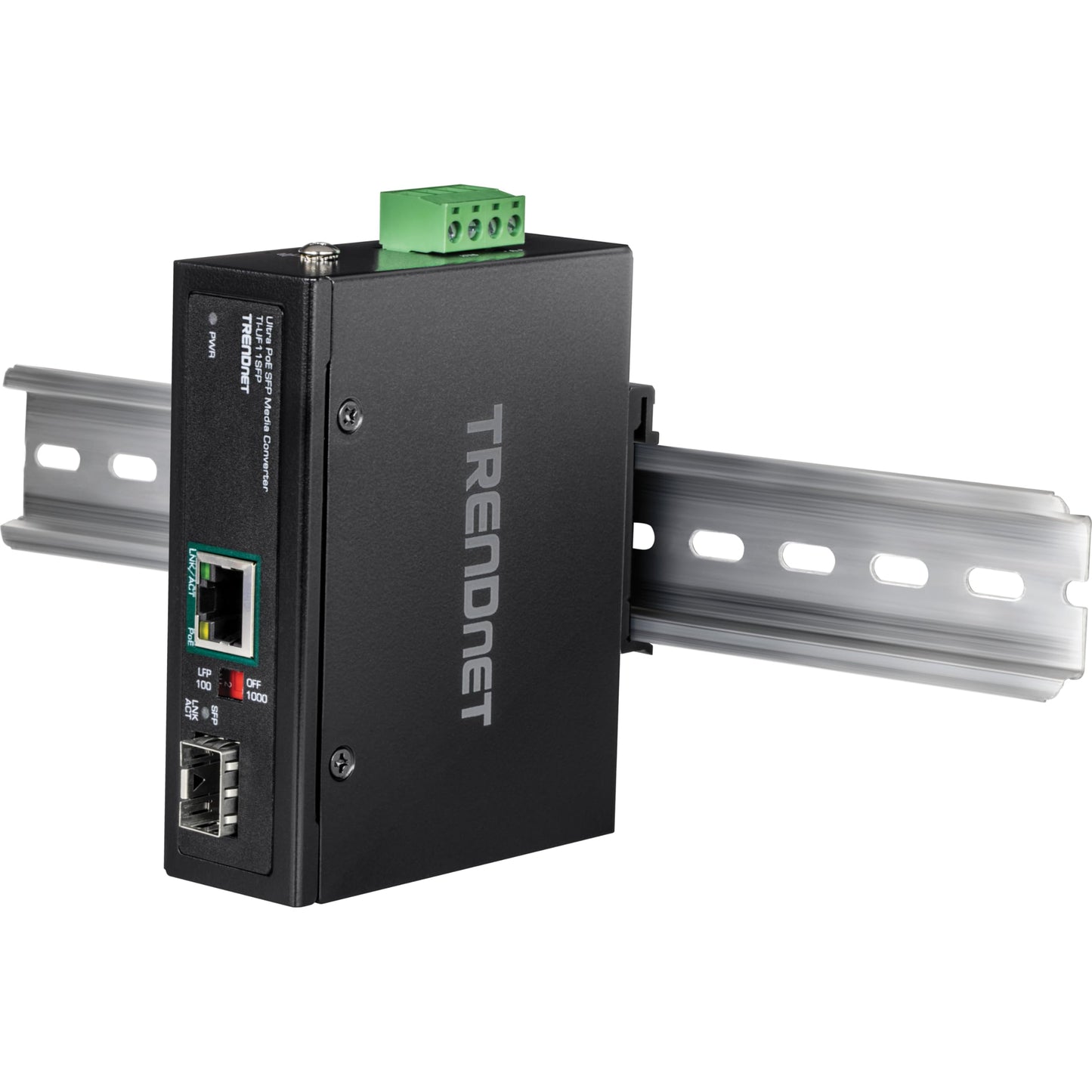 Convertisseur SFP industriel vers Gigabit UPoE TRENDnet TI-UF11SFP