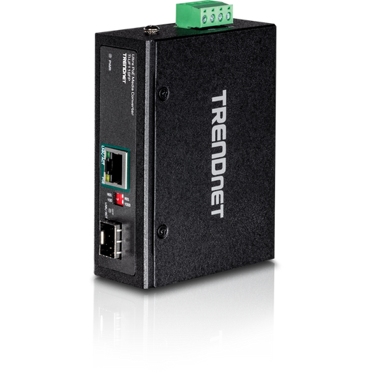 Convertisseur SFP industriel vers Gigabit UPoE TRENDnet TI-UF11SFP