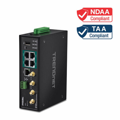 TRENDnet TI-WP100 Industrial AC1200 Wireless Gigabit PoE+ Router