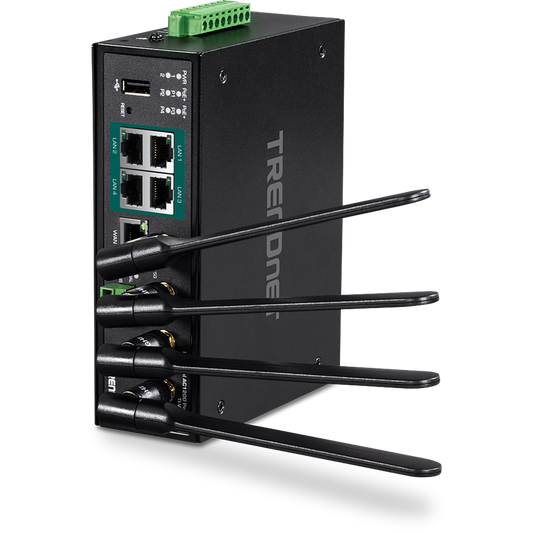 TRENDnet TI-WP100 Industrial AC1200 Wireless Gigabit PoE+ Router