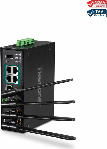 TRENDnet TI-WP100 Industrial AC1200 Wireless Gigabit PoE+ Router