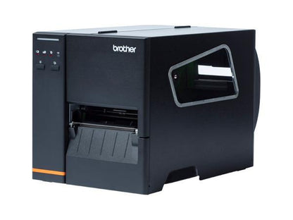 The Brother TJ4020TN is a high-performance 4.7" industrial thermal transfer printer designed for durability and efficiency. Featuring a 203 dpi resolution, it delivers fast print speeds of up to 10 inches per second and includes versatile connectivity options such as USB, Host-USB, LAN, and Serial interfaces. Backed by a 2-year Premier Warranty, it is TAA-compliant and built in Taiwan for robust, long-term performance.