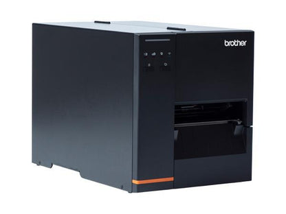 The Brother TJ4120TN is a compact, high-performance 4.7-inch thermal transfer industrial printer featuring 300dpi resolution, 7 inches-per-second print speed, and flexible connectivity. Designed for demanding business environments, it includes LED indicators and robust LAN, USB, and Serial interface options. This model comes with a 2-year Premier Warranty, making it a reliable solution for industrial label printing.