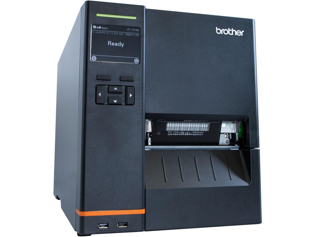 The Brother TJ4520TNP is a 4.5-inch industrial thermal printer engineered for high-speed, high-resolution label printing. With a 300 dpi print resolution, peeler/rewinder support, and versatile connectivity—including LAN, USB, Serial, and dual Host-USB—it is built for demanding enterprise environments. Ideal for industrial labeling, this model includes a 2-year Premier Warranty for reliable long-term performance.