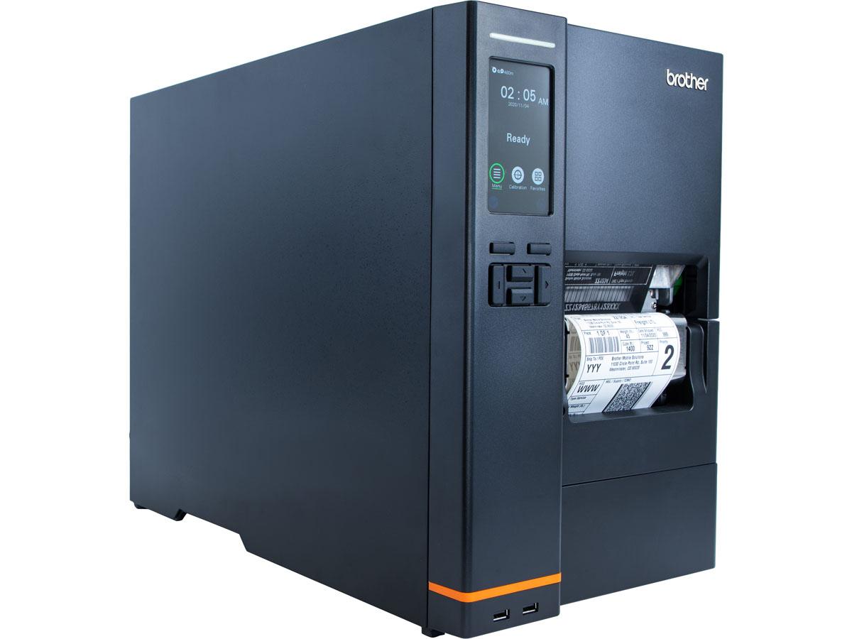 Brother's TJ4522TN is a 4.5" industrial thermal label printer engineered for demanding, high-volume applications. With high-speed printing up to 14 inches per second, a color touch panel, and multiple connectivity options including LAN, USB, dual USB host, and serial, the TJ4522TN streamlines industrial labeling. It features full roll rewind capability and supports tags and labels with a 300 dpi resolution.