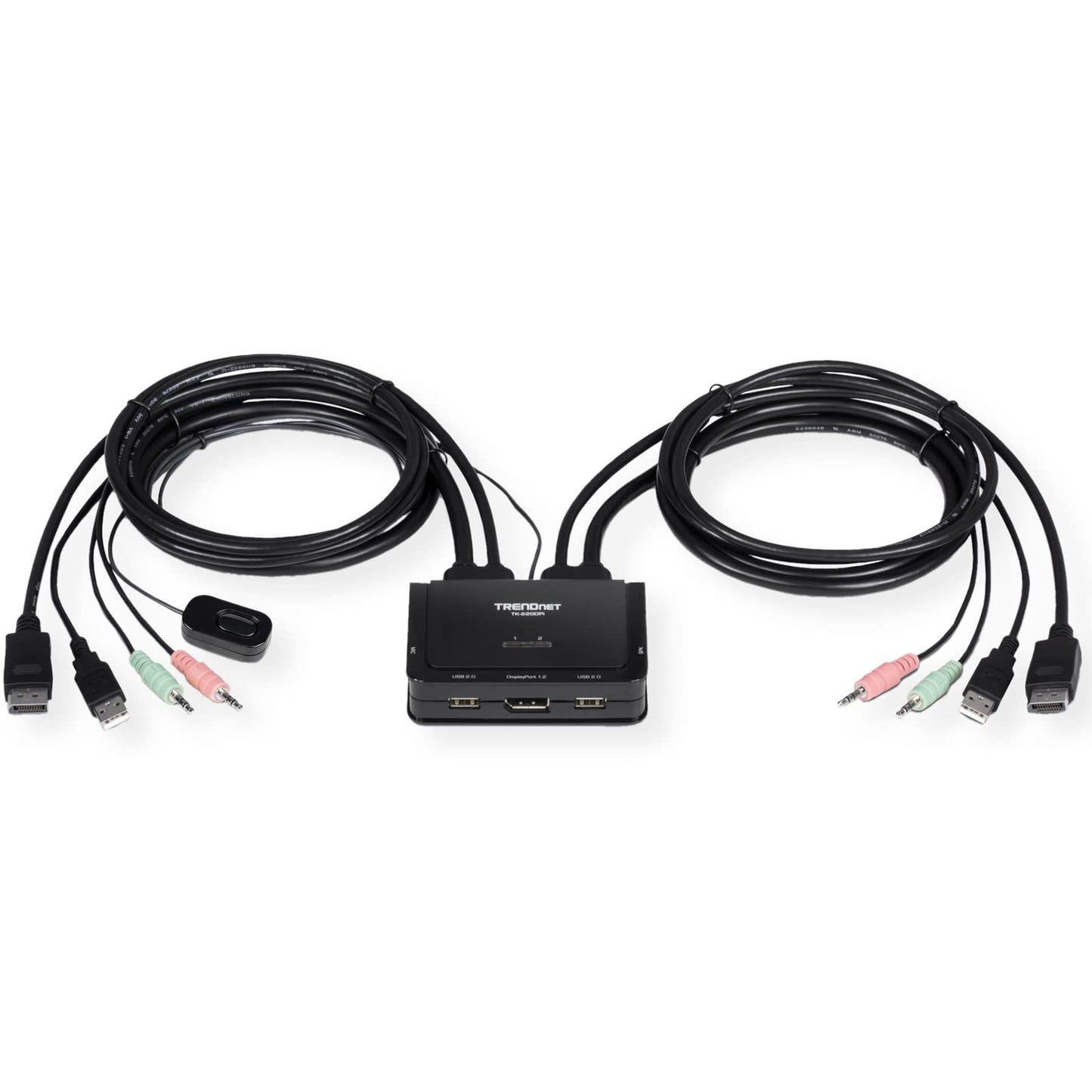 TRENDnet TK-220DPI 2-Port 4K DisplayPort KVM Switch