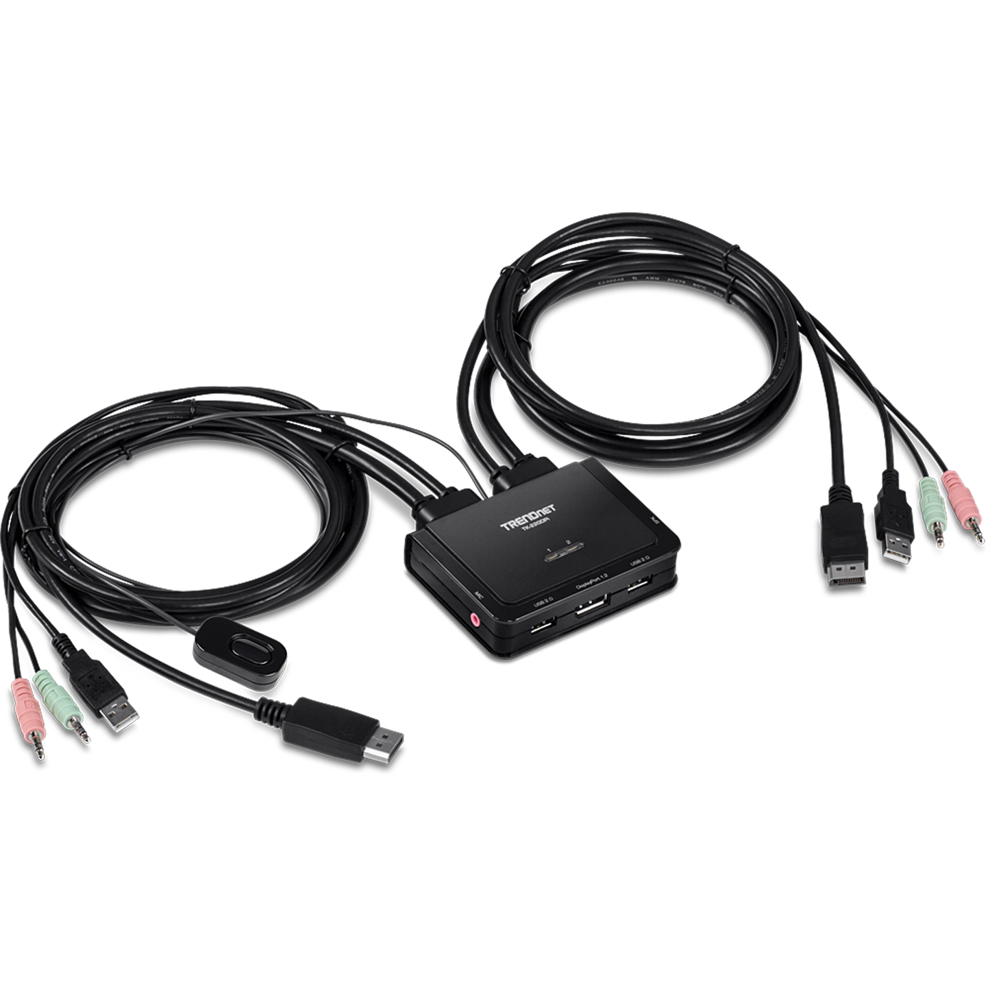 TRENDnet TK-220DPI 2-Port 4K DisplayPort KVM Switch