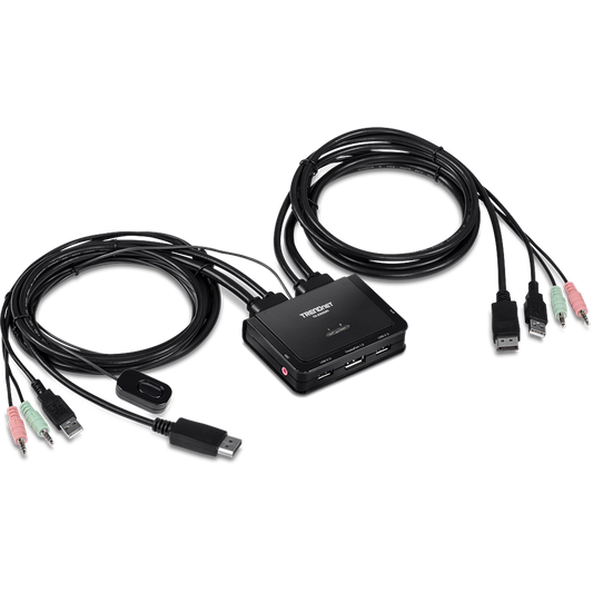 TRENDnet TK-220DPI 2-Port 4K DisplayPort KVM Switch