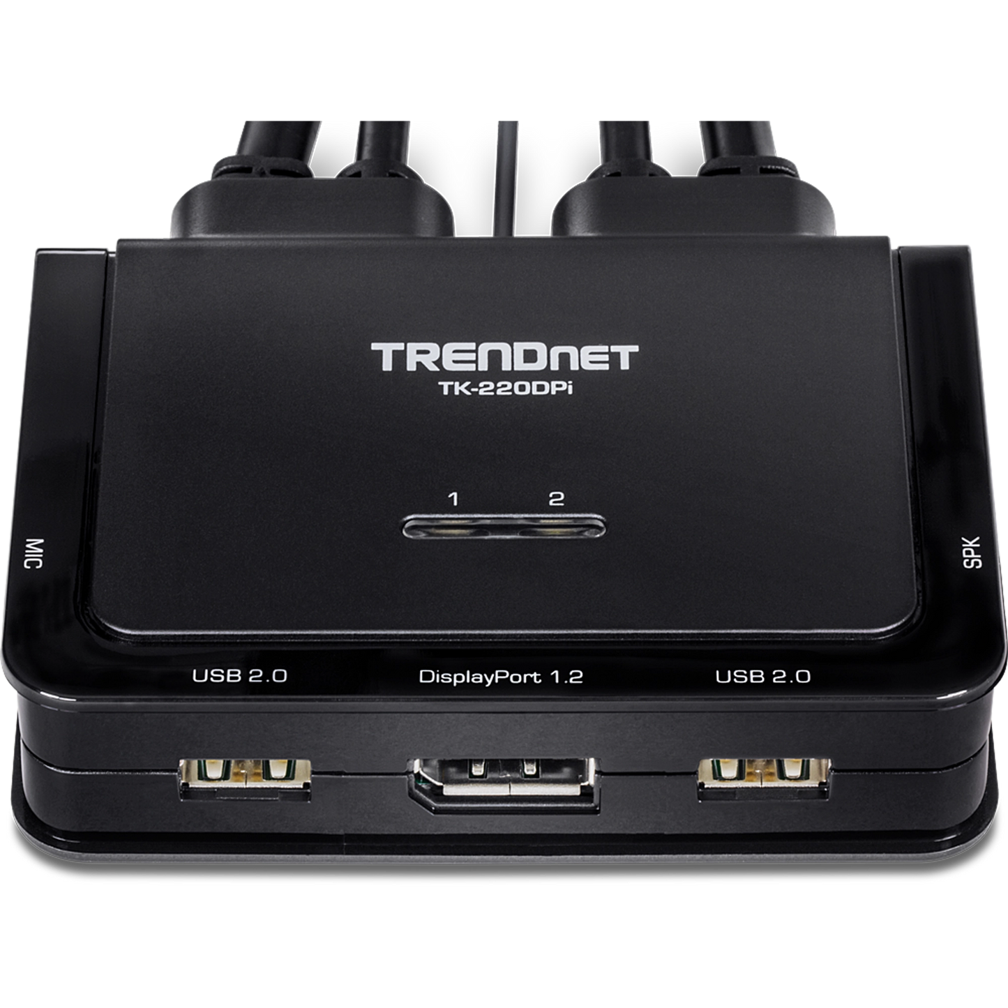 TRENDnet TK-220DPI 2-Port 4K DisplayPort KVM Switch