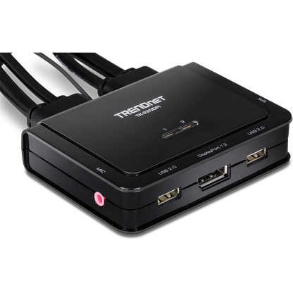 TRENDnet TK-220DPI 2-Port 4K DisplayPort KVM Switch