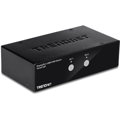 TRENDnet TK-241DP 2-Port DisplayPort KVM Switch, 4K UHD Support