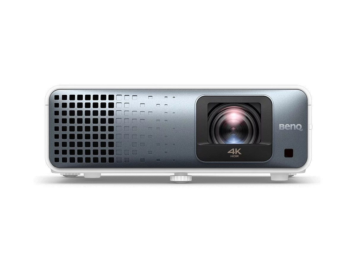 The BenQ TK710STI is a high-performance 4K Ultra HD laser projector delivering 3200 ANSI lumens, a 600,000:1 contrast ratio, and support for HDR and 95% Rec.709 color accuracy. With a short throw ratio of 0.69–0.83 and built-in 5W speaker, it's optimized for immersive big-screen viewing in home or business environments. HDMI 2.0b connectivity and a 3-year warranty add to its professional appeal.